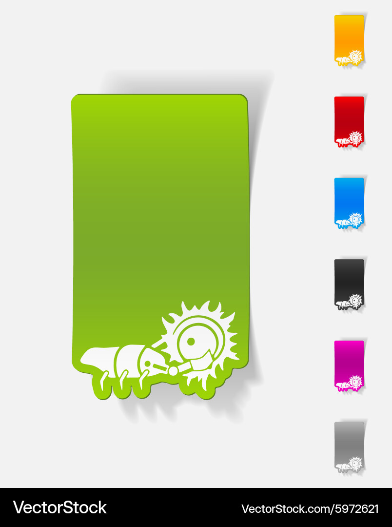 Realistic design element nanobot Vector Image