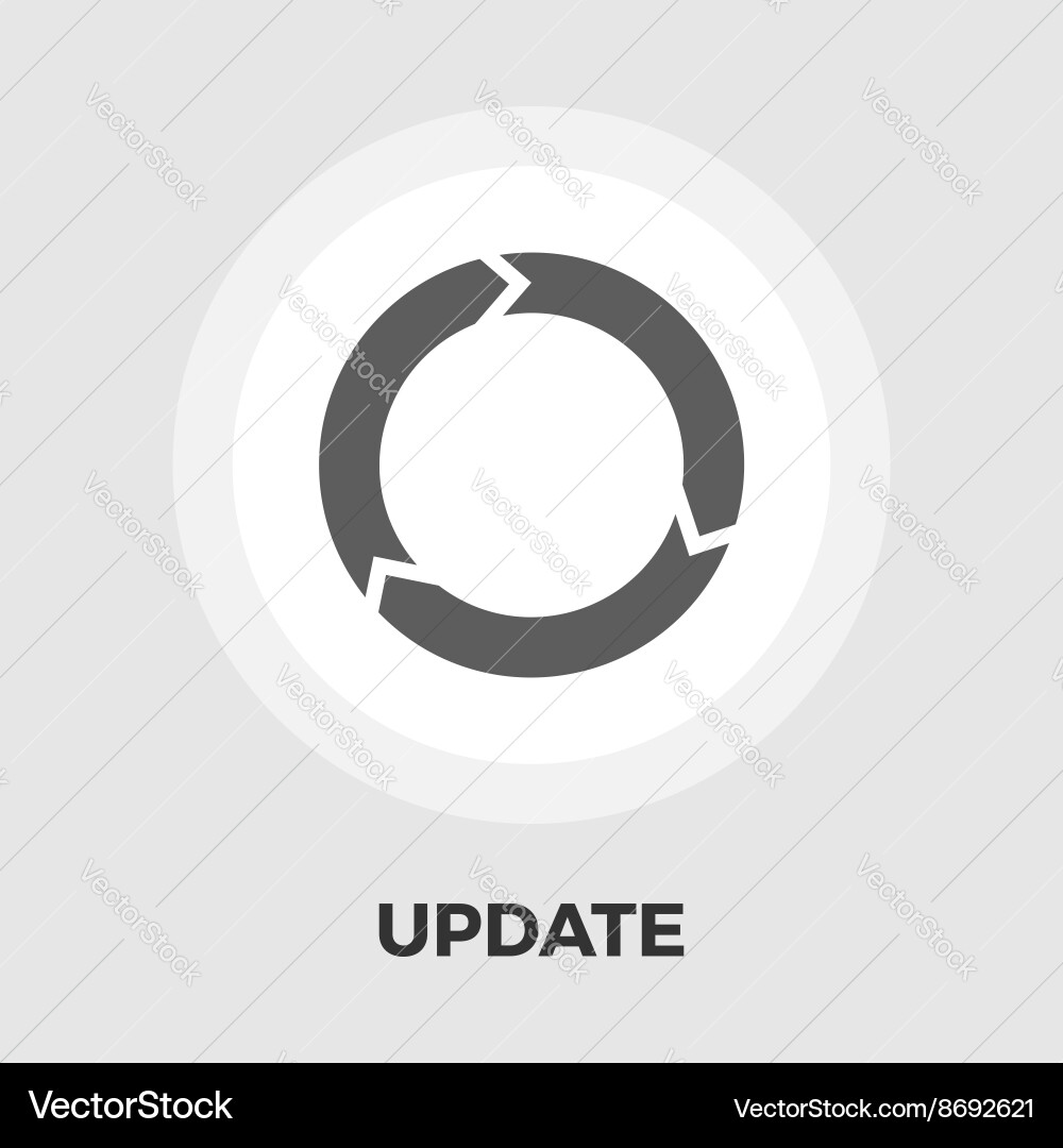 Update Icon - Circular Refresh vector image