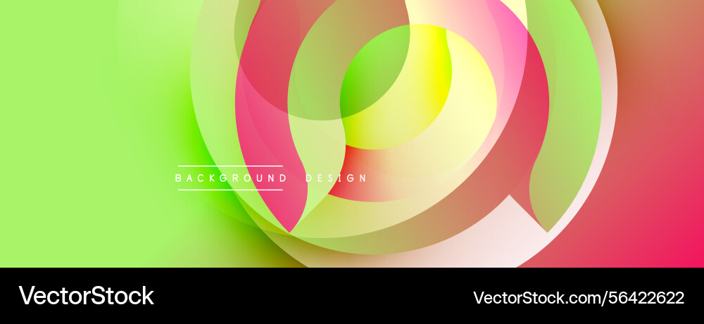 Abstract vibrant layers create dynamic circular Abstract vibrant layers create dynamic circular vector image