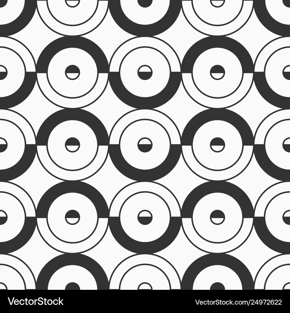 Half-Circle Pattern - Geometric Abstraction vector image