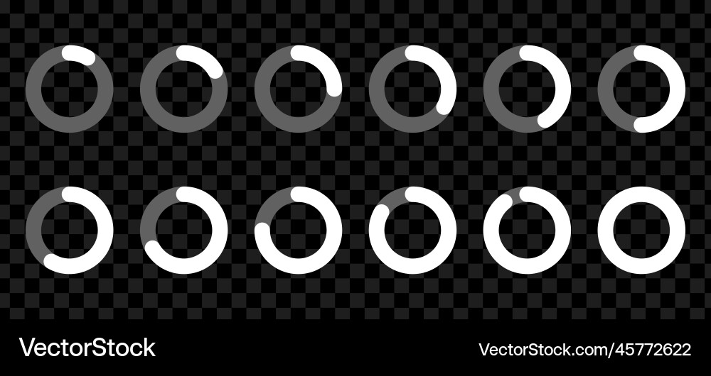 Load gif icon circle website buffer loader Vector Image