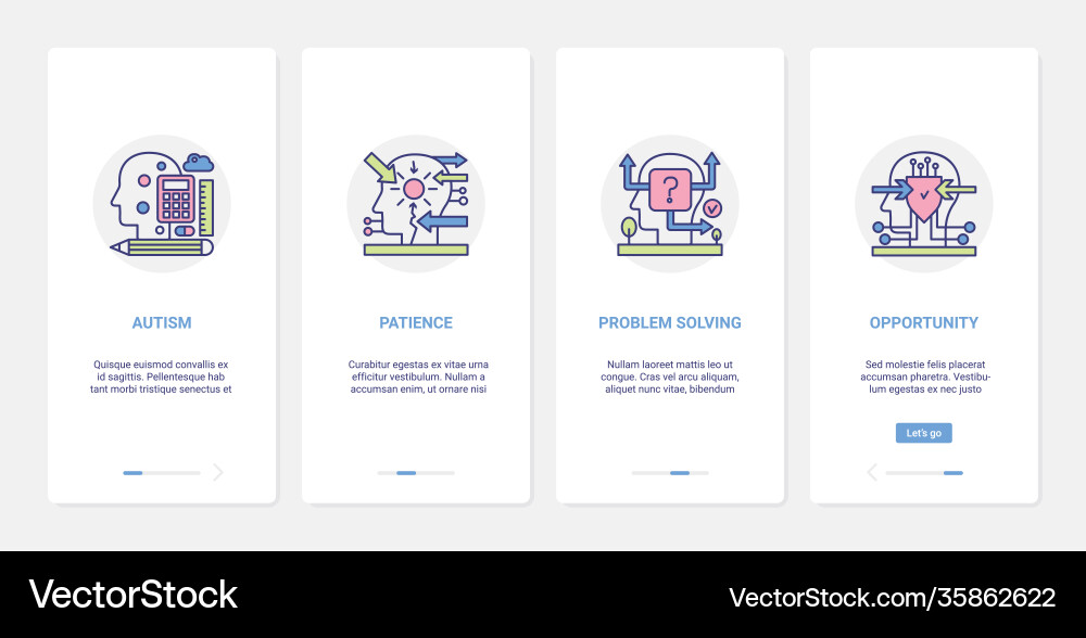 Problem Solving Communication Flow vector image