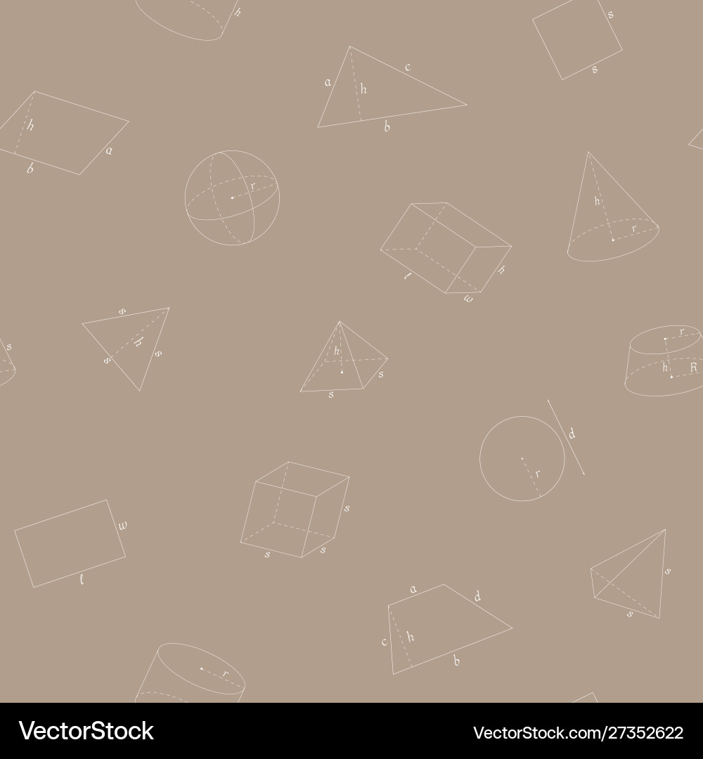 Seamless pattern with geometry figure Vector Image