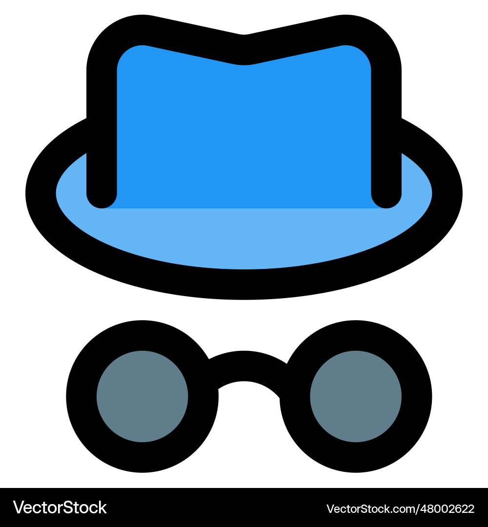 Skilled hacker intervening with computer system vector image