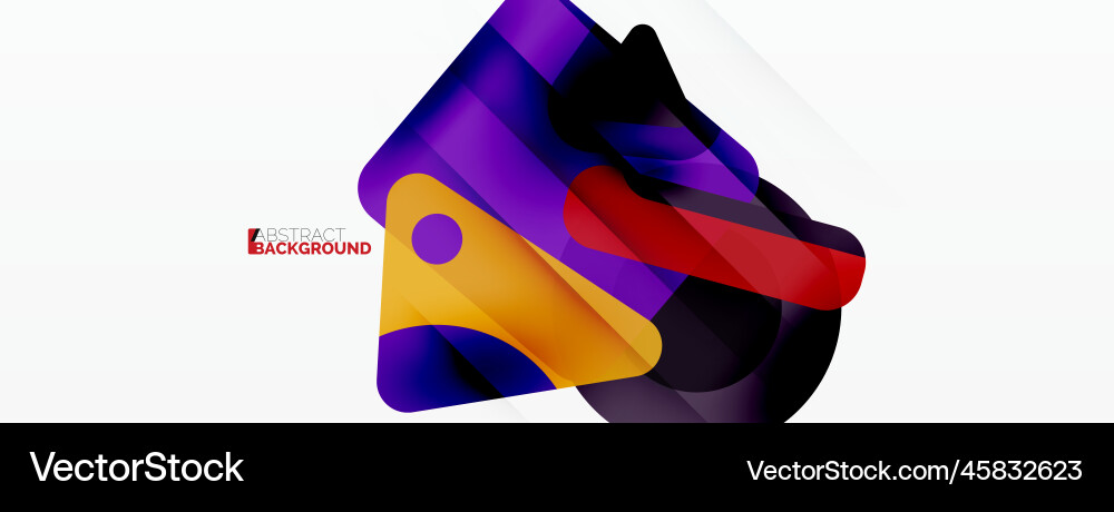 Line triangle square and circle primitive Line triangle square and circle primitive Vector Image