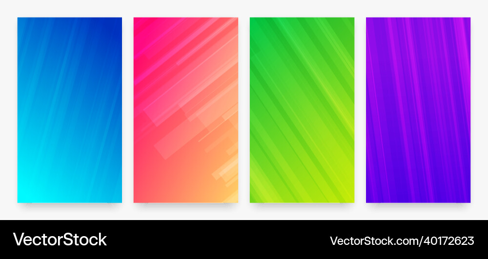 Modern colorful gradient background with lines Modern colorful gradient background with lines vector image