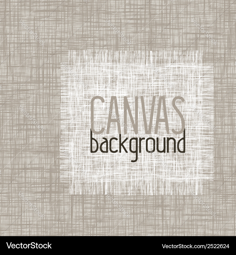 Canvas Texture Background vector image