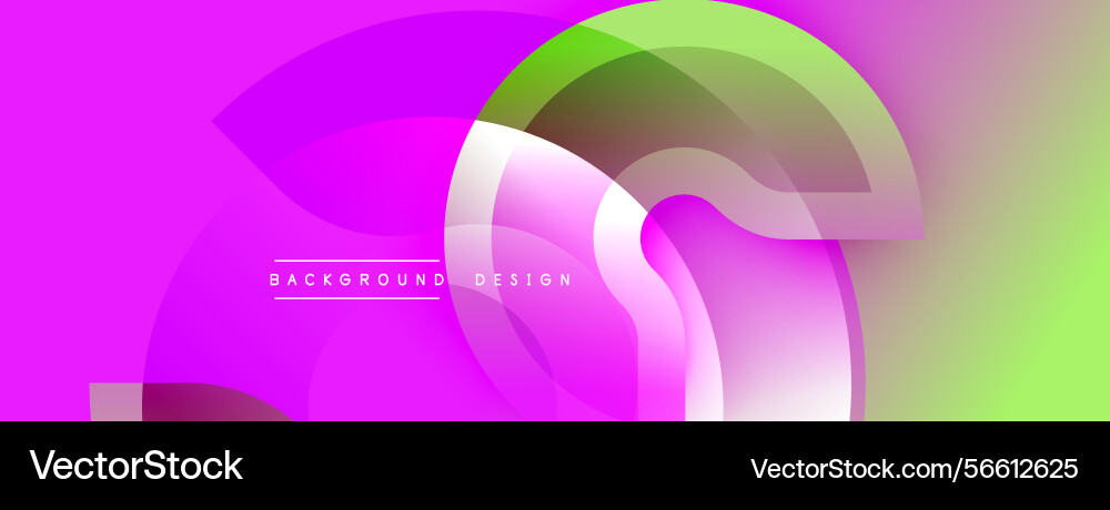 Abstract vibrant gradient background overlapping Abstract vibrant gradient background overlapping vector image