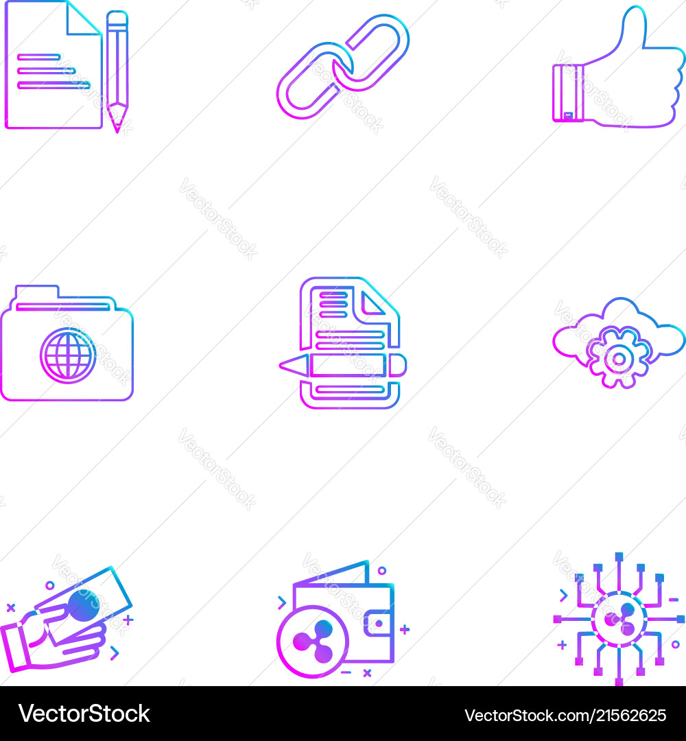 File document weblink like folder global Vector Image