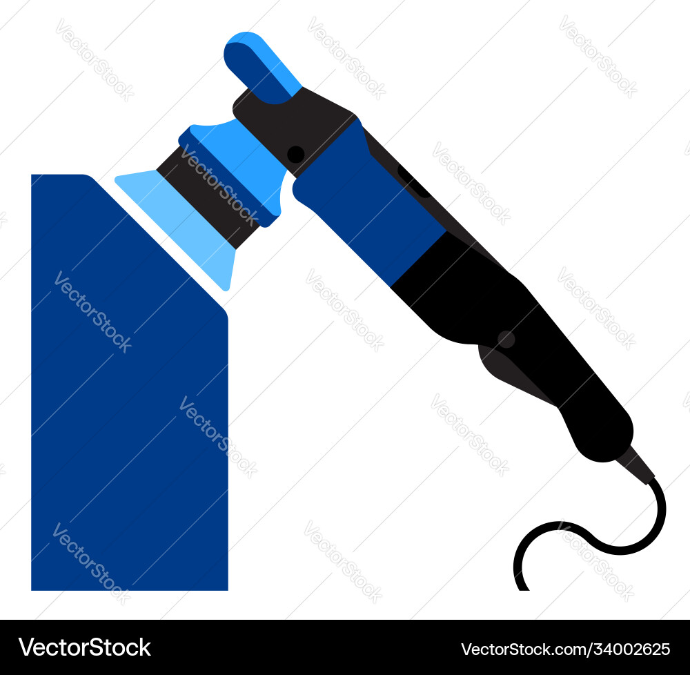 Manuelle Auto Poliermaschine Vorverkauf Manuelle Auto Poliermaschine Vorverkauf vektorbild