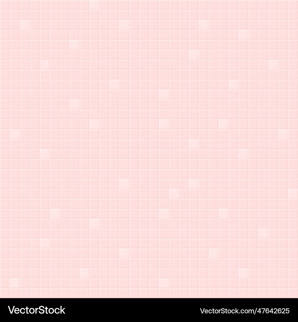 Pink square tile pattern background seamless Vector Image