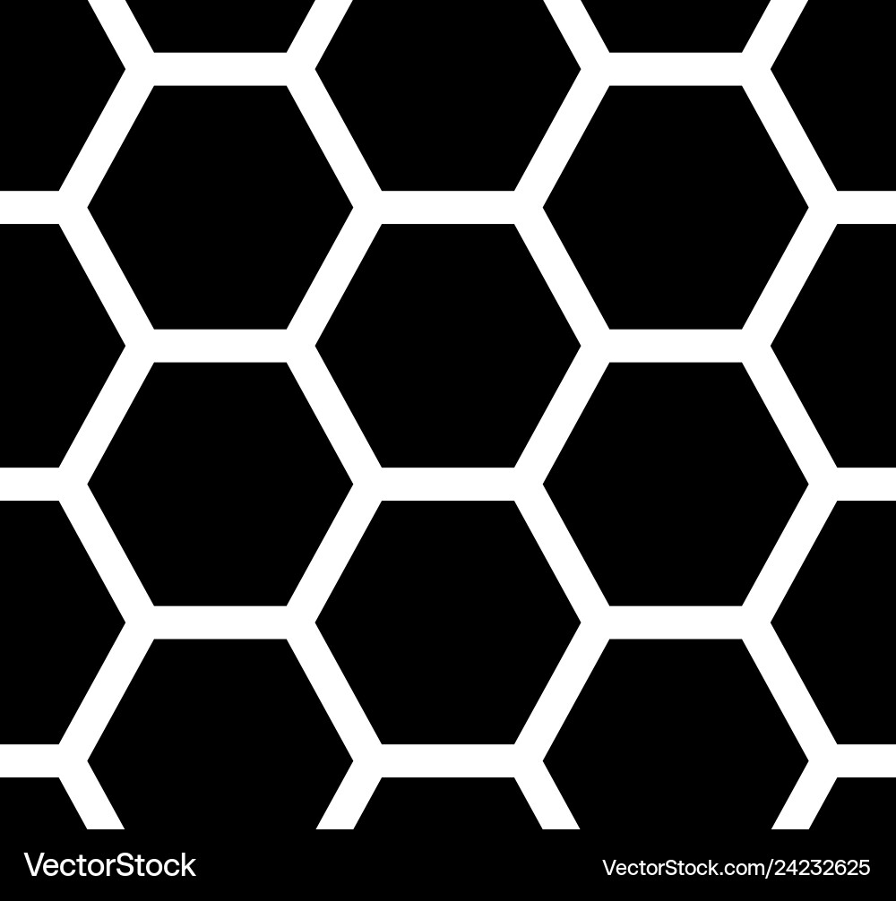 Seamless pattern hexagons Seamless pattern hexagons vector image