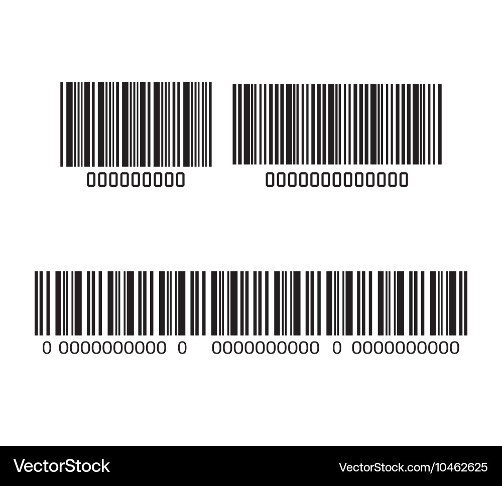 System bar code id product Vector Image