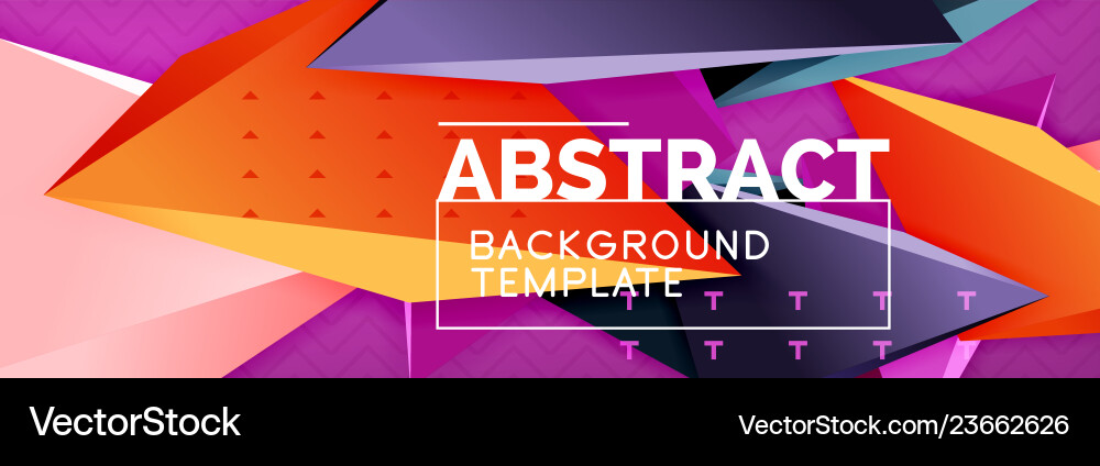 3d triangular minimal abstract background 3d triangular minimal abstract background vector image