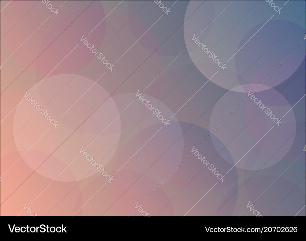Abstract soft color circle background Vector Image