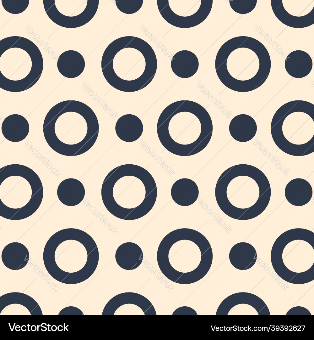 Geometric abstract pattern in retro colors Vector Image