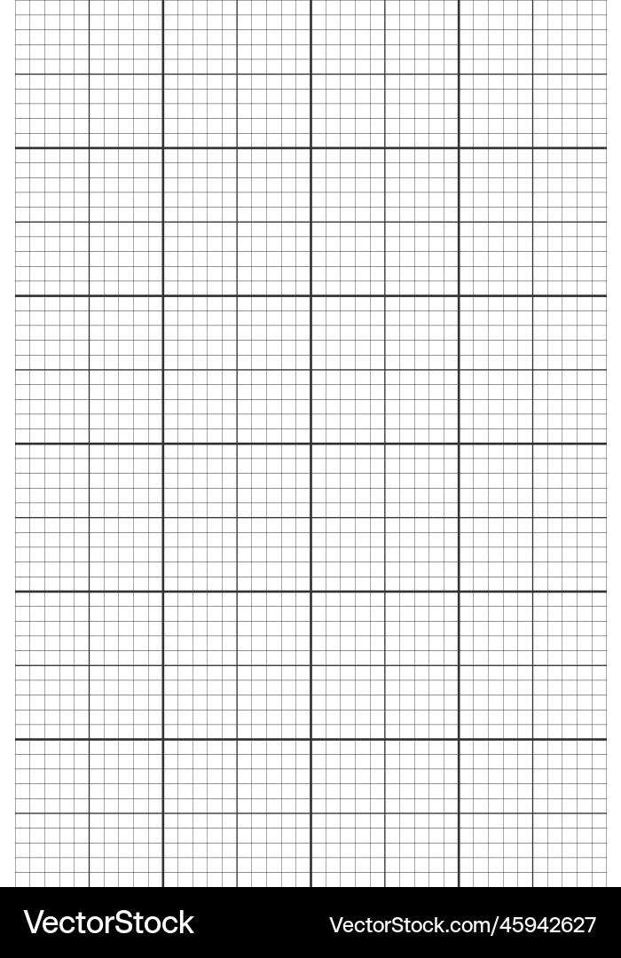 Grid texture of notebook page checkered sheet Grid texture of notebook page checkered sheet Vector Image