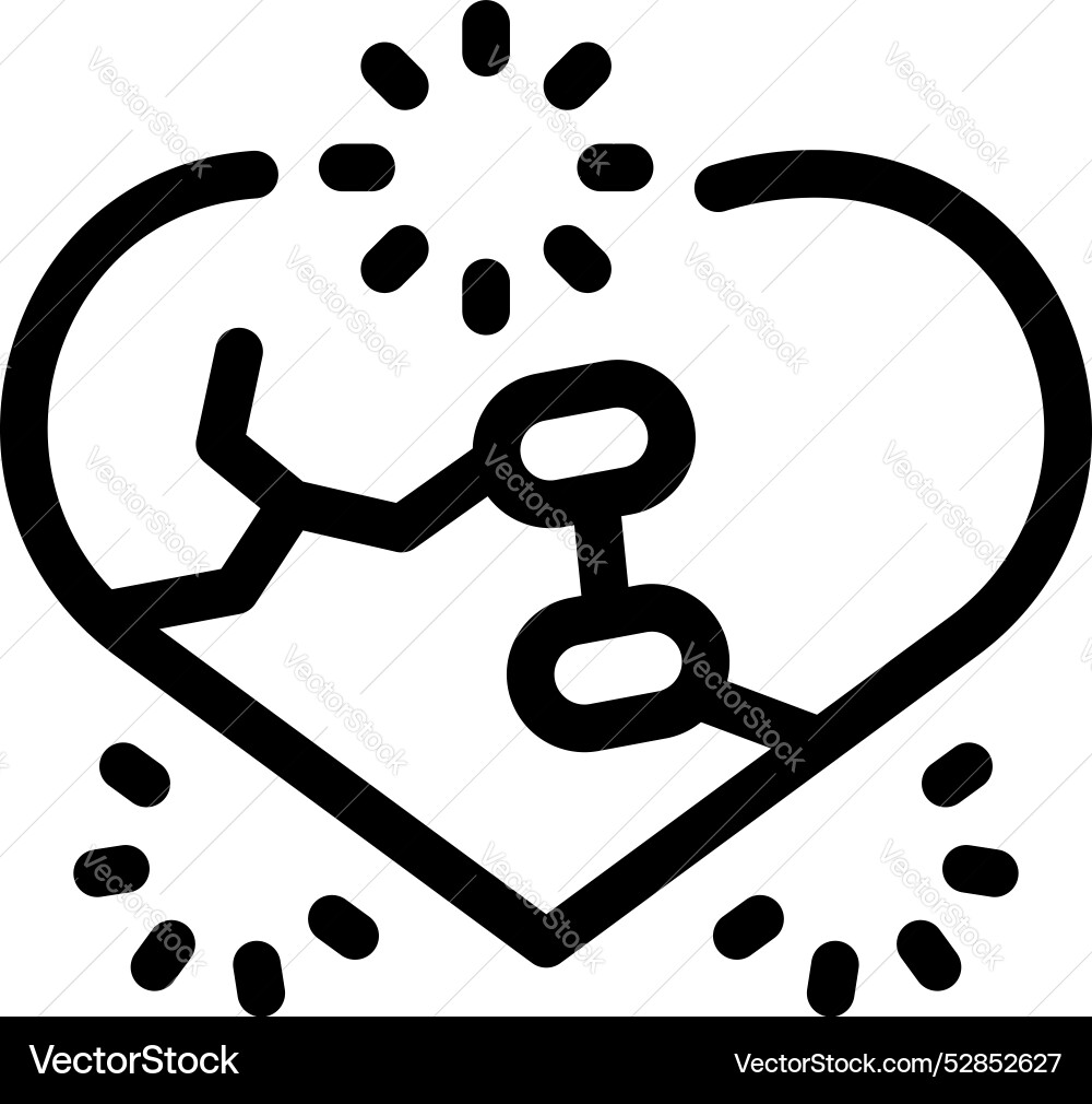 Heartbreak getting fixed with nanosensors Heartbreak getting fixed with nanosensors Vector Image