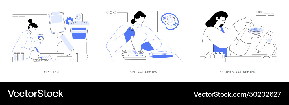 Laboratory tests abstract concept Laboratory tests abstract concept vector image