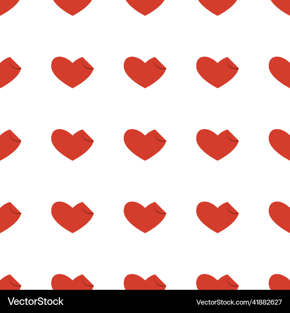 Line art seamless pattern in the form of a red Line art seamless pattern in the form of a red Vector Image