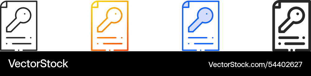 Password iconthin linear gradient blue stroke Password iconthin linear gradient blue stroke Vector Image