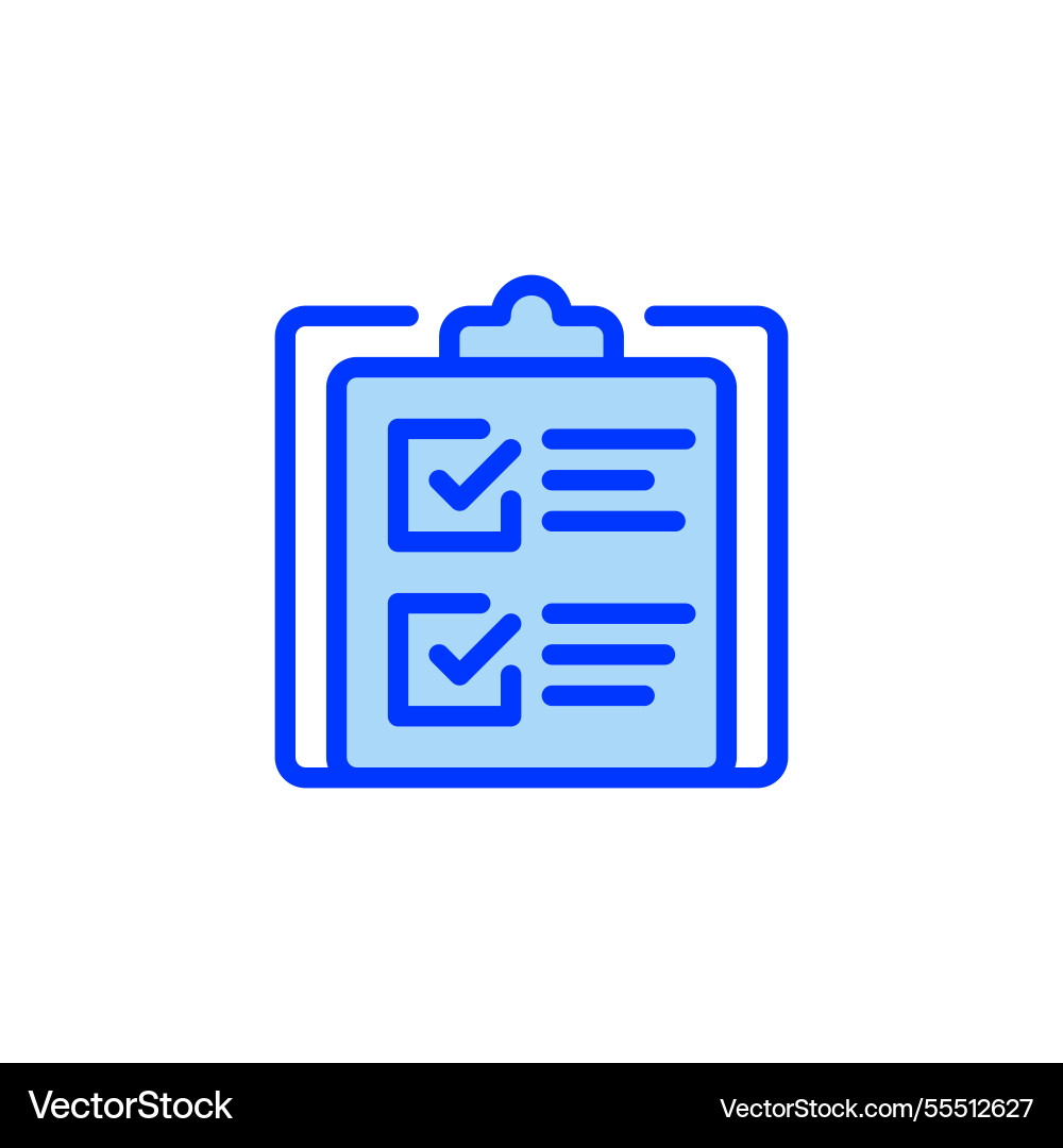 To-do list filled line icon linear style sign To-do list filled line icon linear style sign vector image