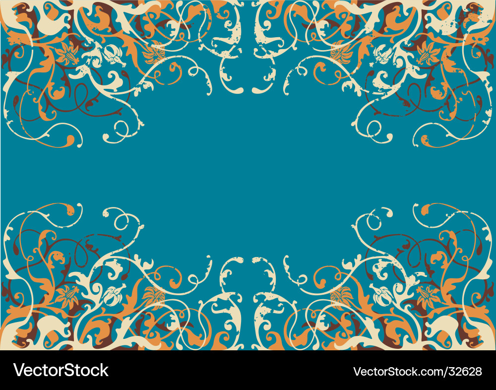 Flower ornament Vector Image