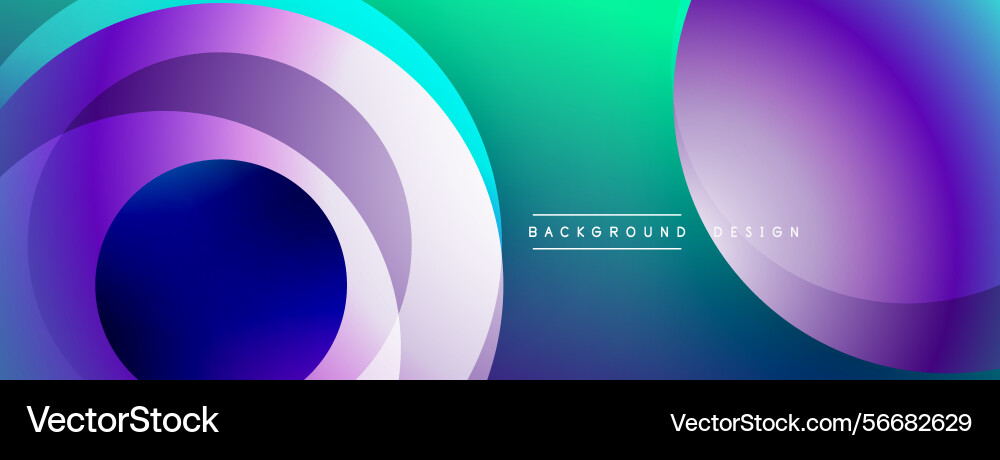 Abstract gradients form overlapping circles Abstract gradients form overlapping circles vector image