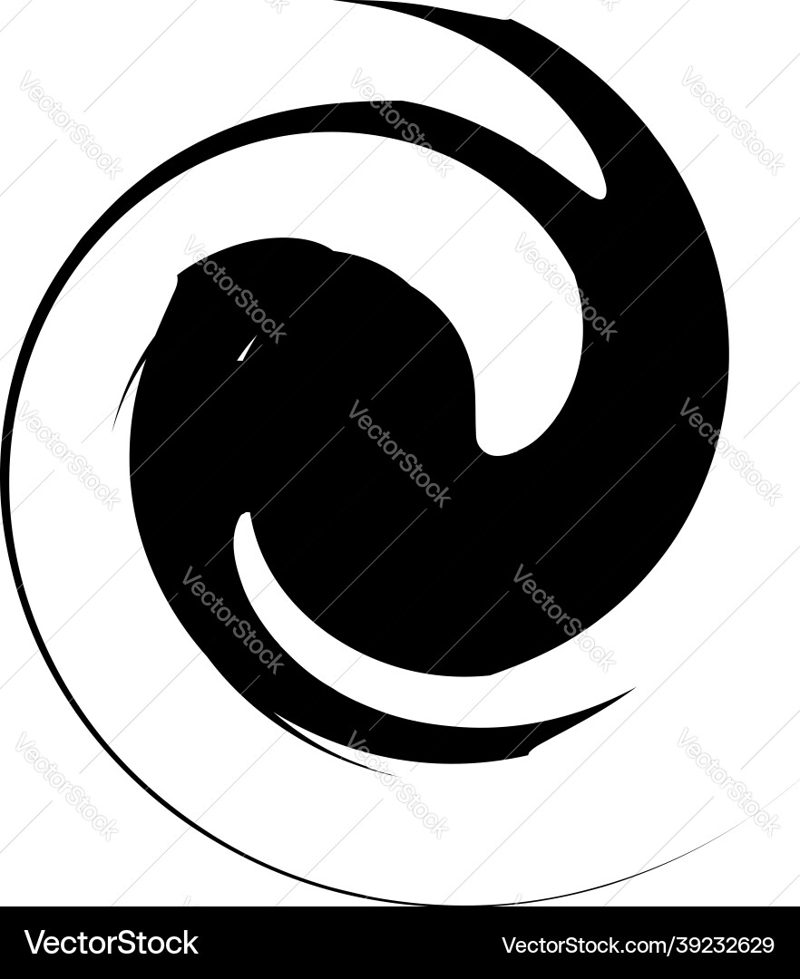 Curl spiral swirl volute helix circular twirl Curl spiral swirl volute helix circular twirl Vector Image