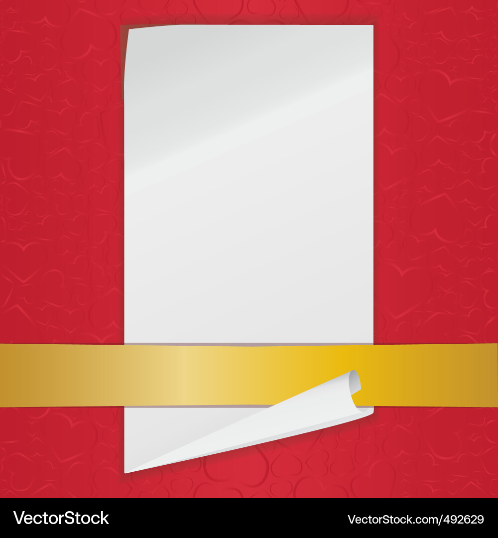 Empty sheet Vector Image