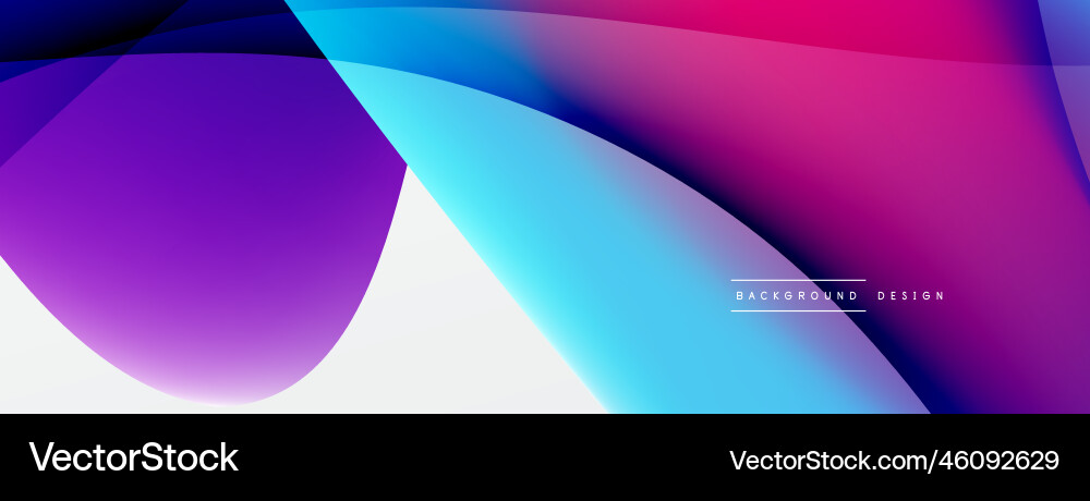 Fluid Color Gradient Background vector image