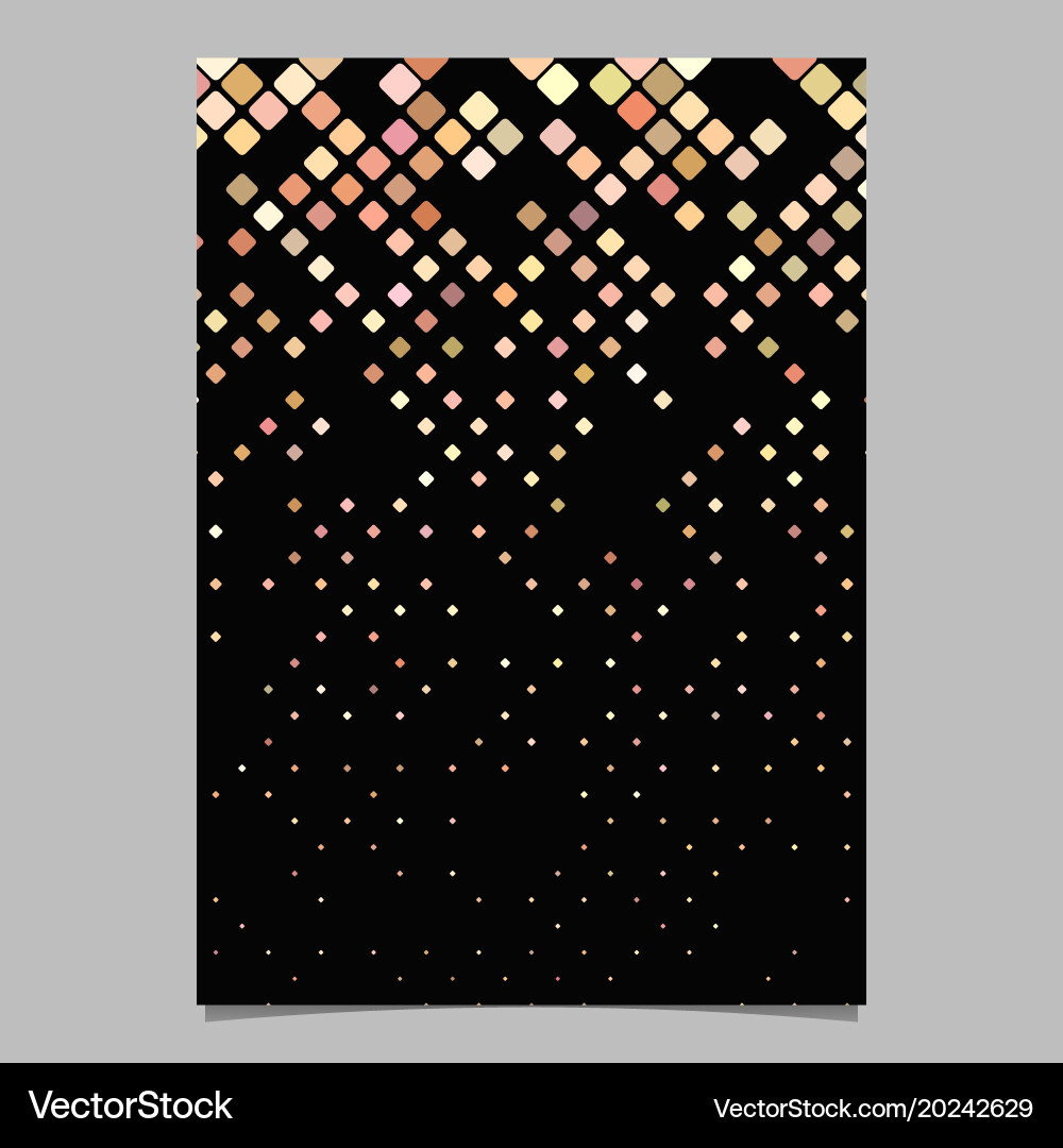 Geometrical diagonal rounded square pattern vector image