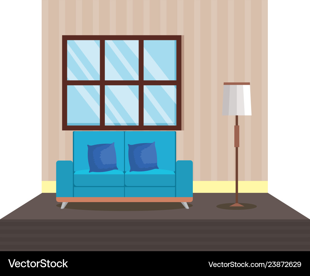 Home Wohnzimmer Ort Szene Home Wohnzimmer Ort Szene vektorbild