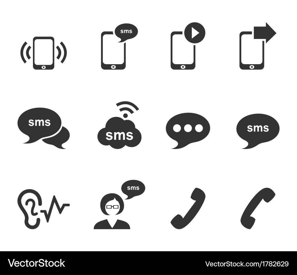 Message an icon Vector Image