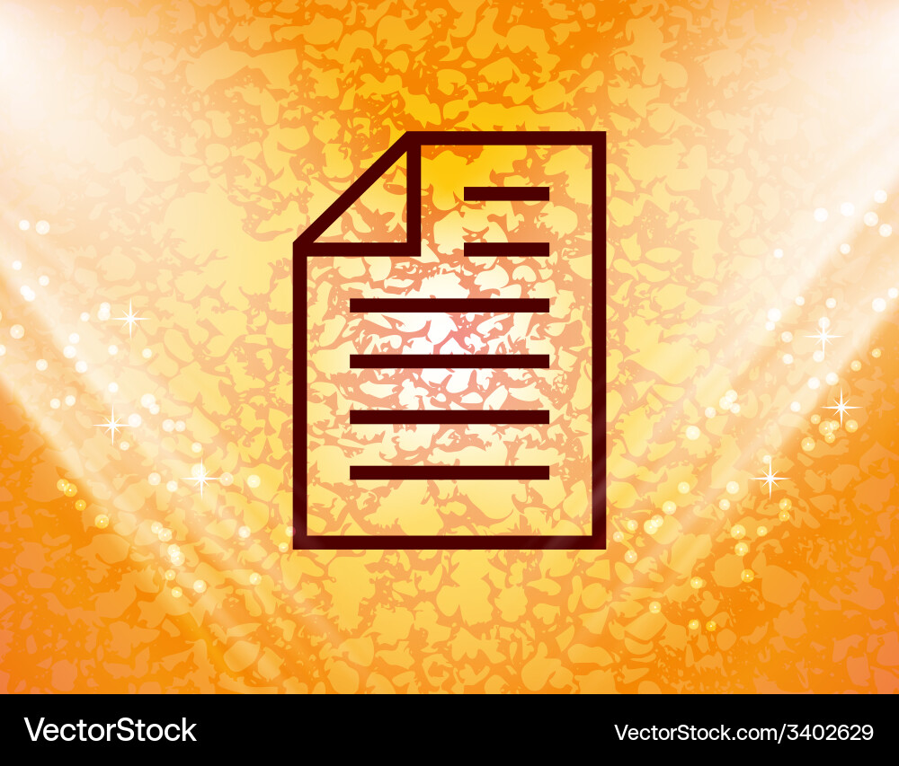 Text file icon symbol flat modern web design vector image