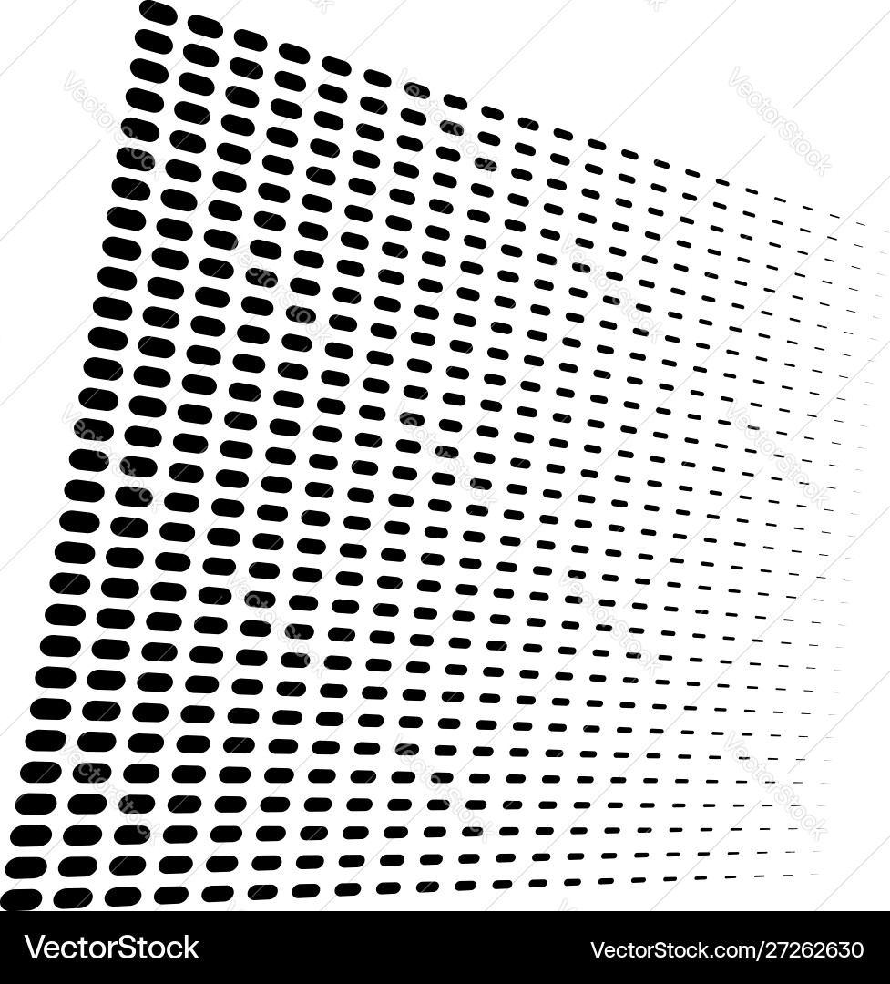 3d segmented dashed lines geometric pattern Vector Image