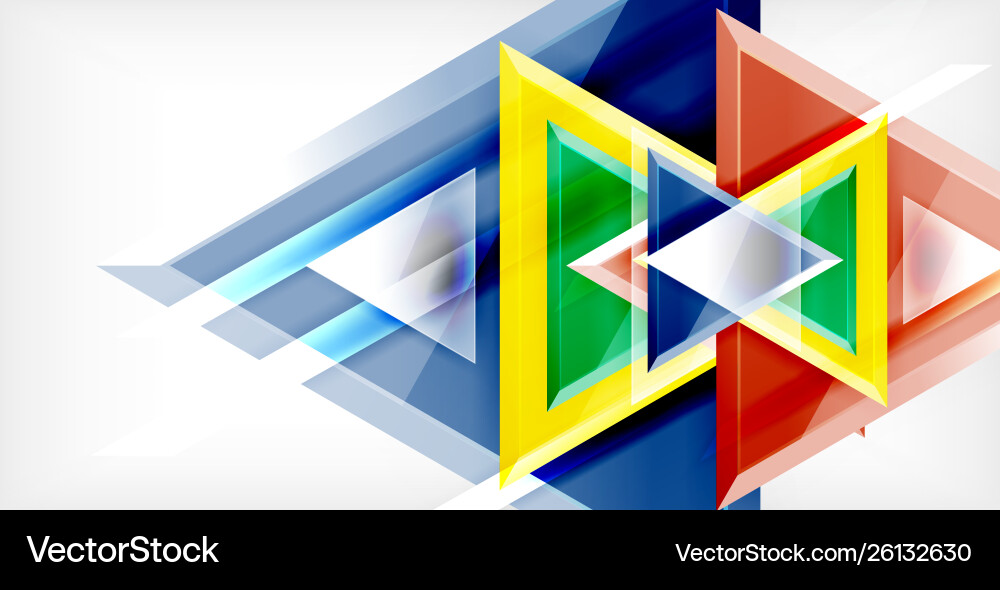 3d triangular minimal abstract background 3d triangular minimal abstract background vector image
