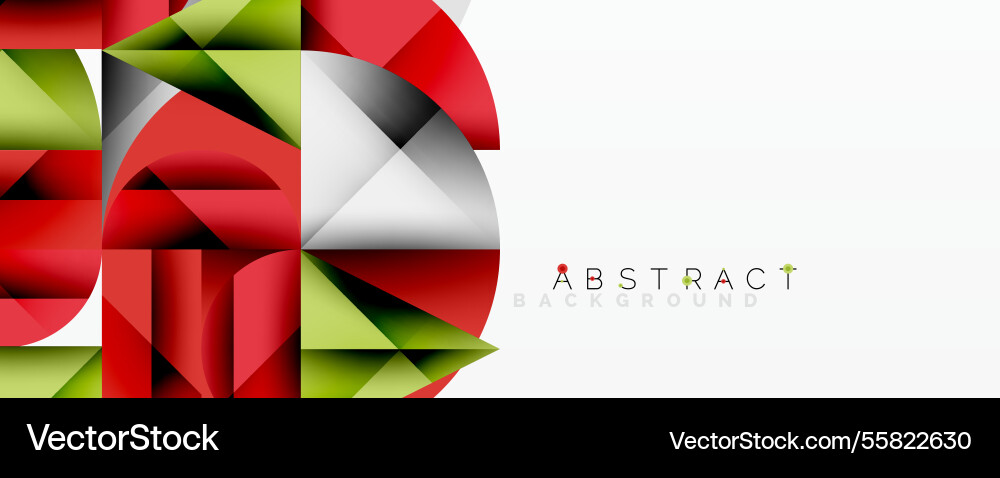 Abstract geometric design with intersecting Vector Image