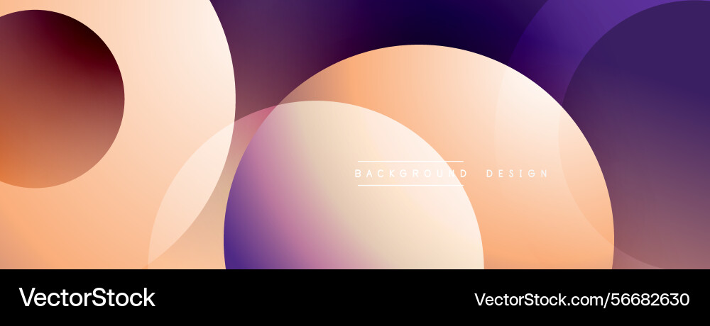 Abstract gradients rounded shapes overlap peach Abstract gradients rounded shapes overlap peach vector image