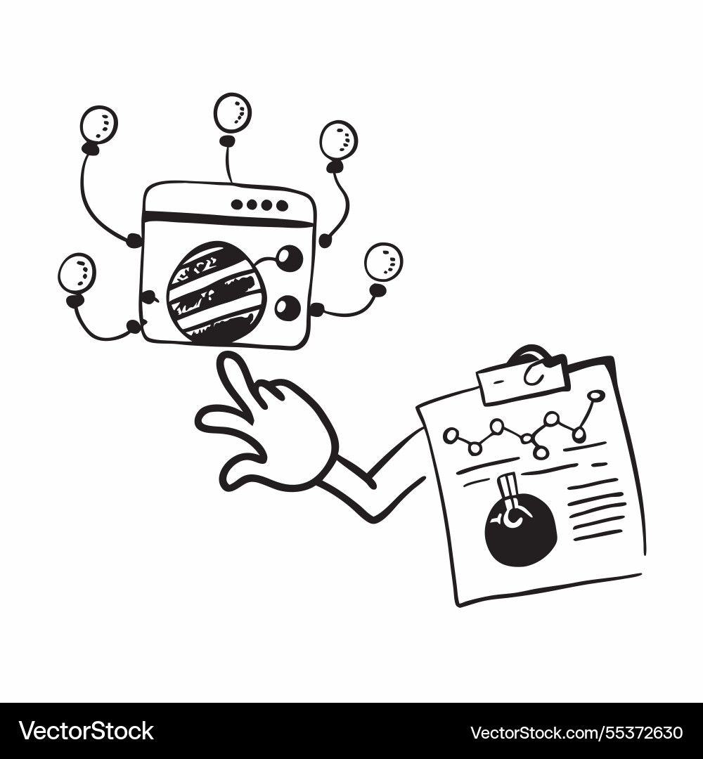 Ai data processing and financial network concept Vector Image
