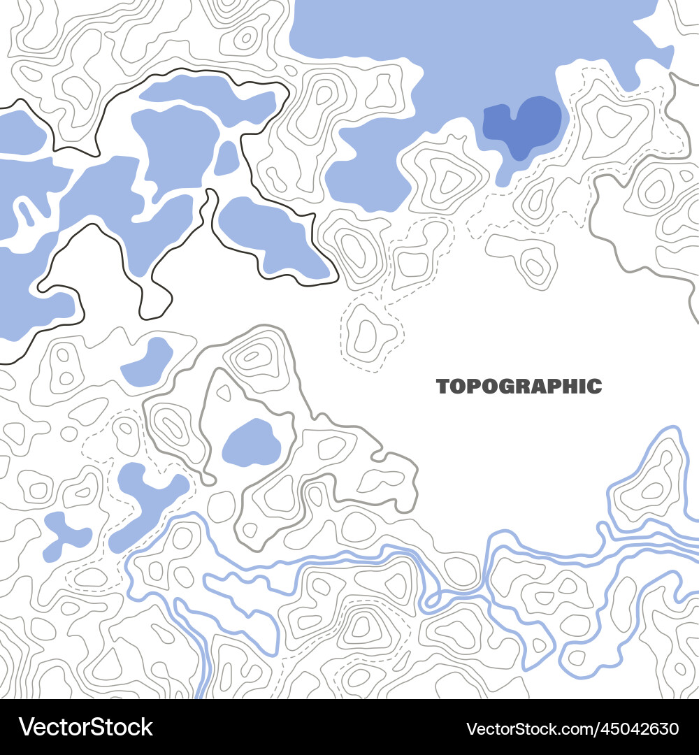 Background of contour topographic map abstract Background of contour topographic map abstract vector image