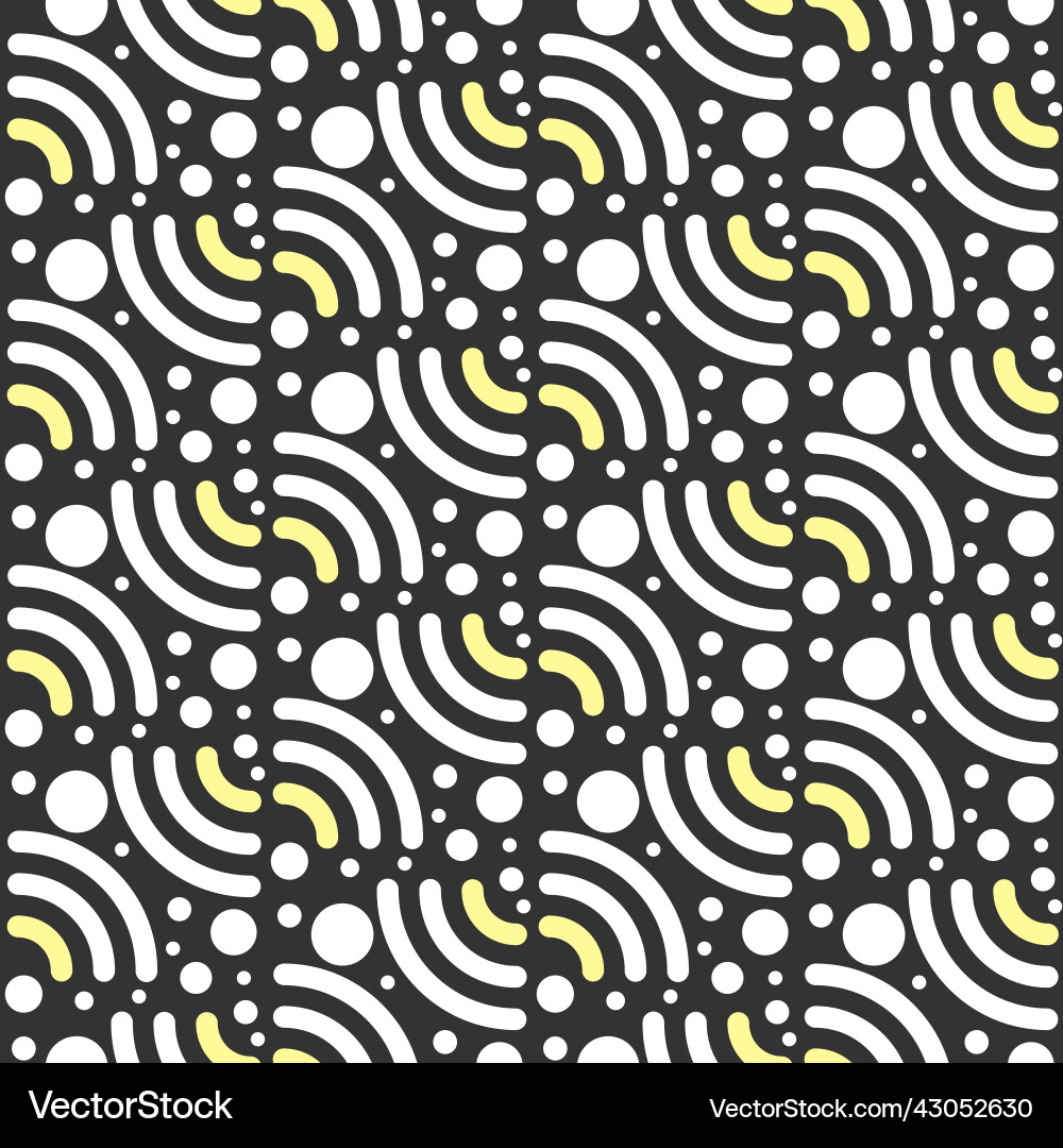 Circle line abstract seamless pattern Circle line abstract seamless pattern vector image