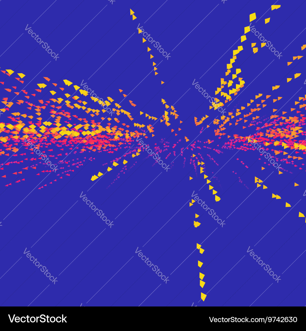 Dynamic Particle Science Background vector image