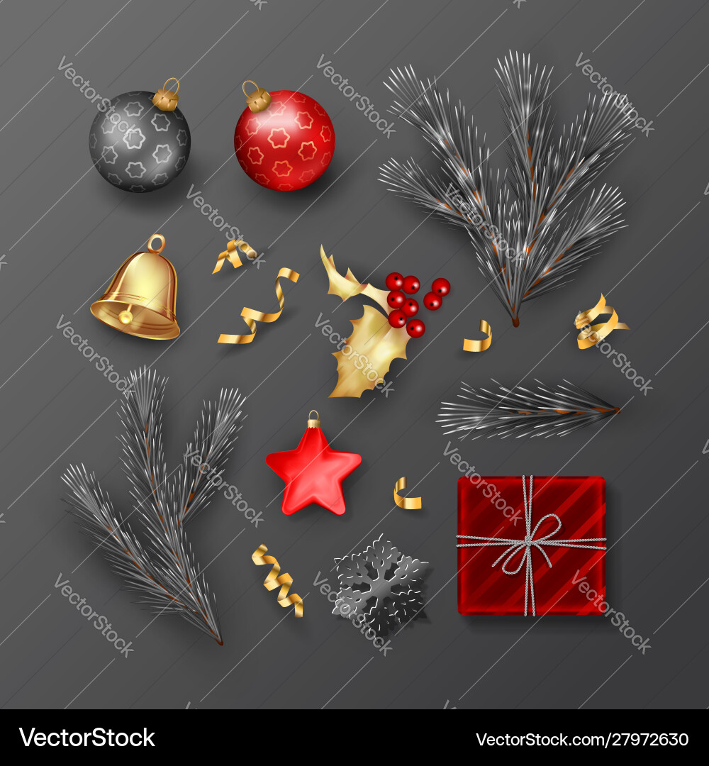 Set christmas Set christmas vector image