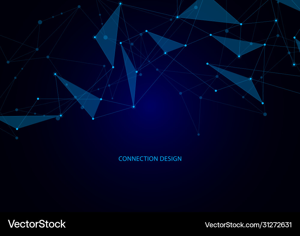Abstract connection background with lines and dots Abstract connection background with lines and dots vector image