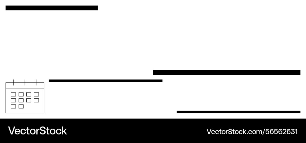 Minimalist calendar design with lines representing Minimalist calendar design with lines representing vector image
