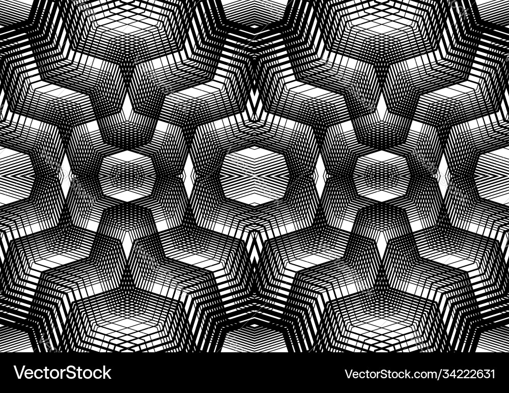 Repeatable and tileable grid mesh zig-zag Repeatable and tileable grid mesh zig-zag vector image