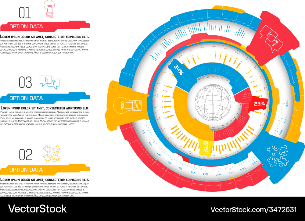 Tech abstract background concept for you design vector image