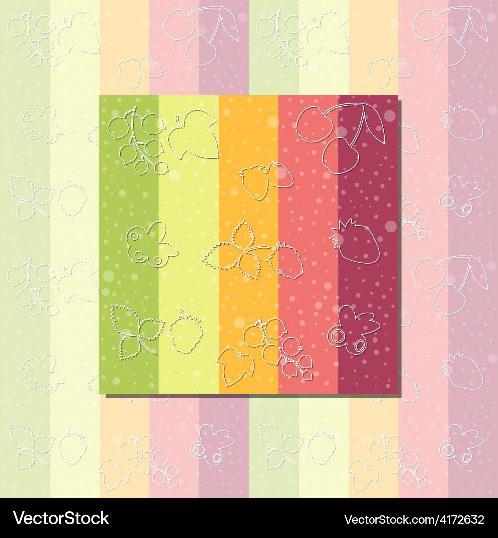 Bright pattern vector image
