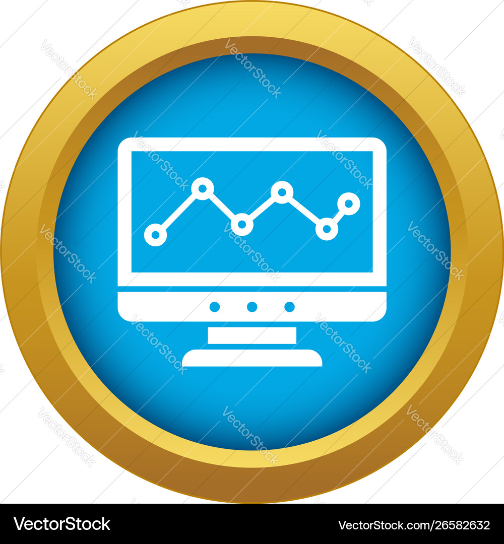 Computergrafik Icon Datendiagramm Vektorbild